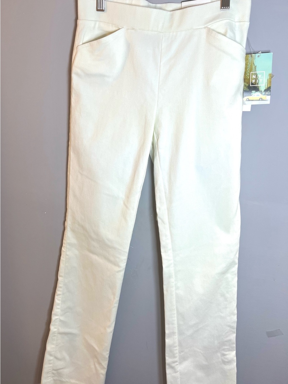Joe B Cream Straight-Leg Trousers
